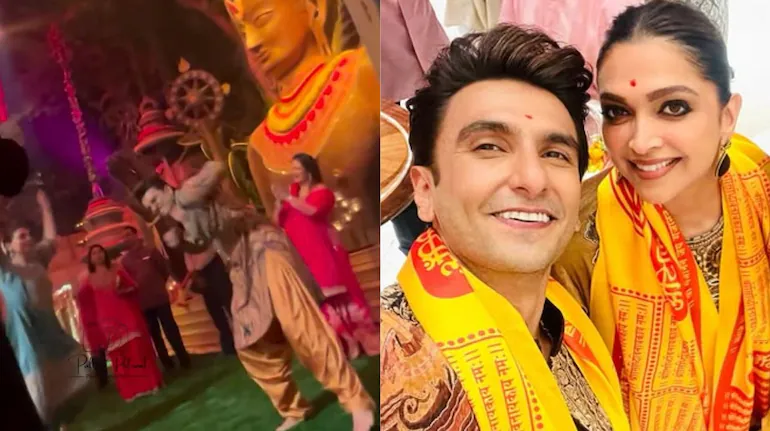 Ranveer Singh dances on Deva Shree Ganesha at Ambani family Ganesh Chaturthi celebration in Antilia