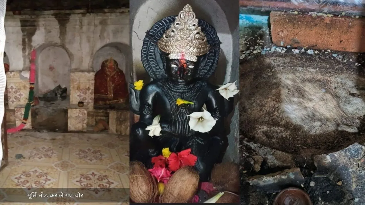 ilaspur News: भांवर गणेश मंदिर में चोरी हुई प्राचीन गणेश मूर्ति