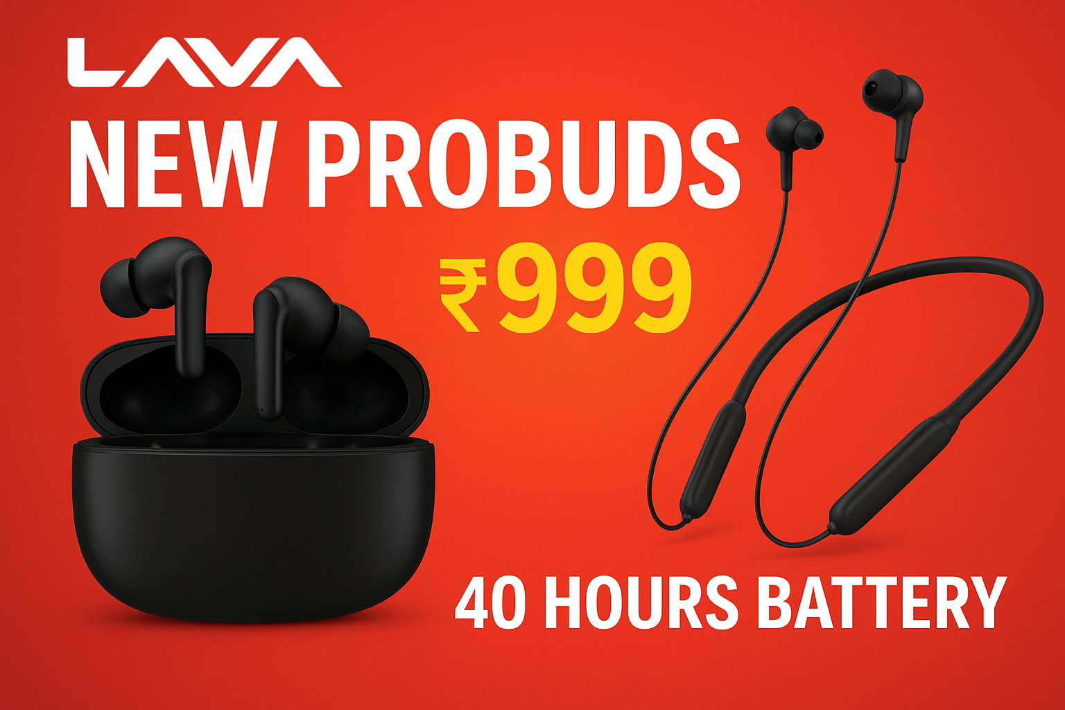 Lava Probuds Aria 911 TWS earphones