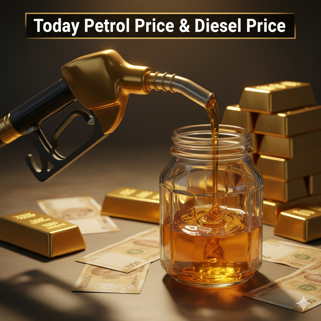 Today Petrol Price and Diesel Price update in India with Varanasi, Delhi, Mumbai, Kolkata, Chennai fuel rates table – Digital News Tak
