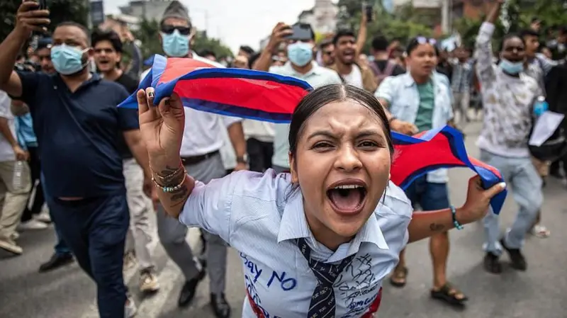 nepal protest and yuoth